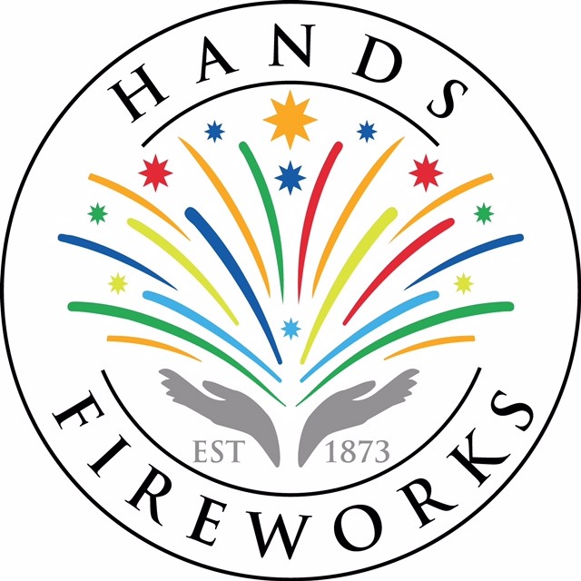 Hands Fireworks logo