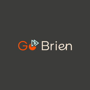 GoBrien 23 logo signature gris